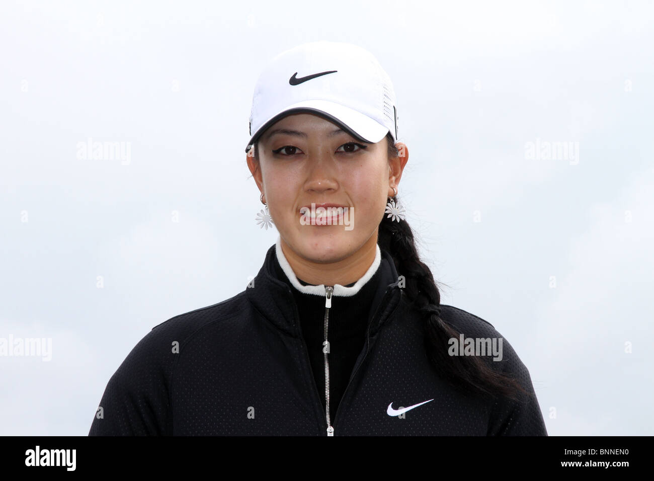 Michelle Sung Wie West American professional golfer at the 35th Ricoh Women's British Open at The Royal Birkdale Golf Club, Southport, Merseyside, UK Stock Photo