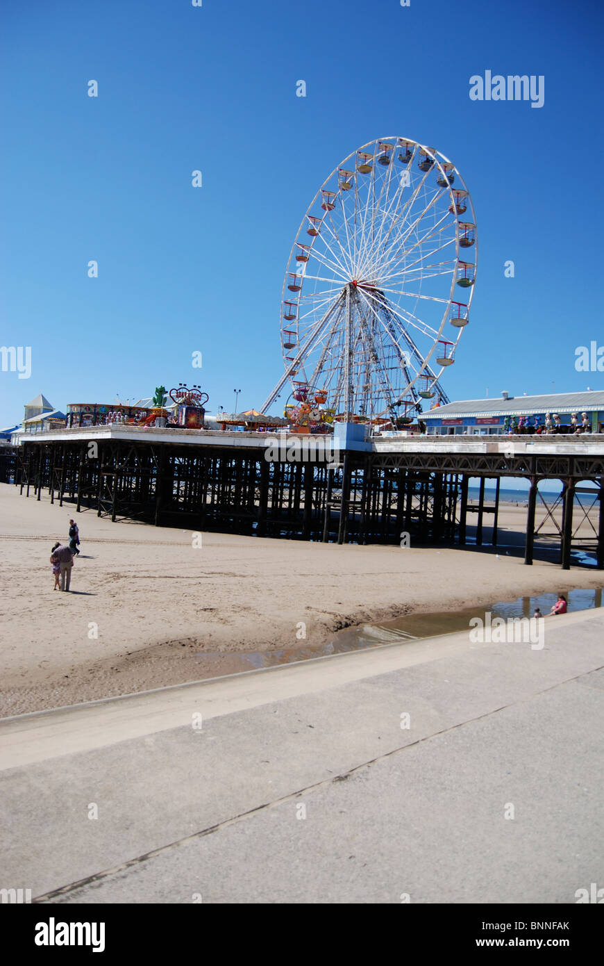 Big wheel on Blackpool pier Stock Photo Alamy