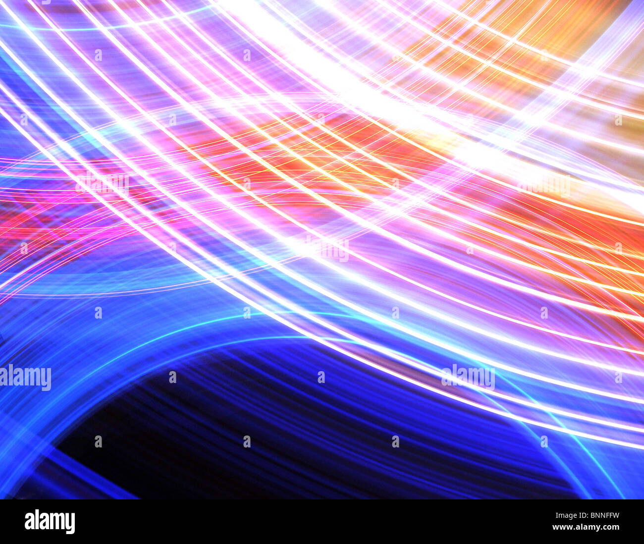 Purple light streaks on black hi-res stock photography and images - Alamy