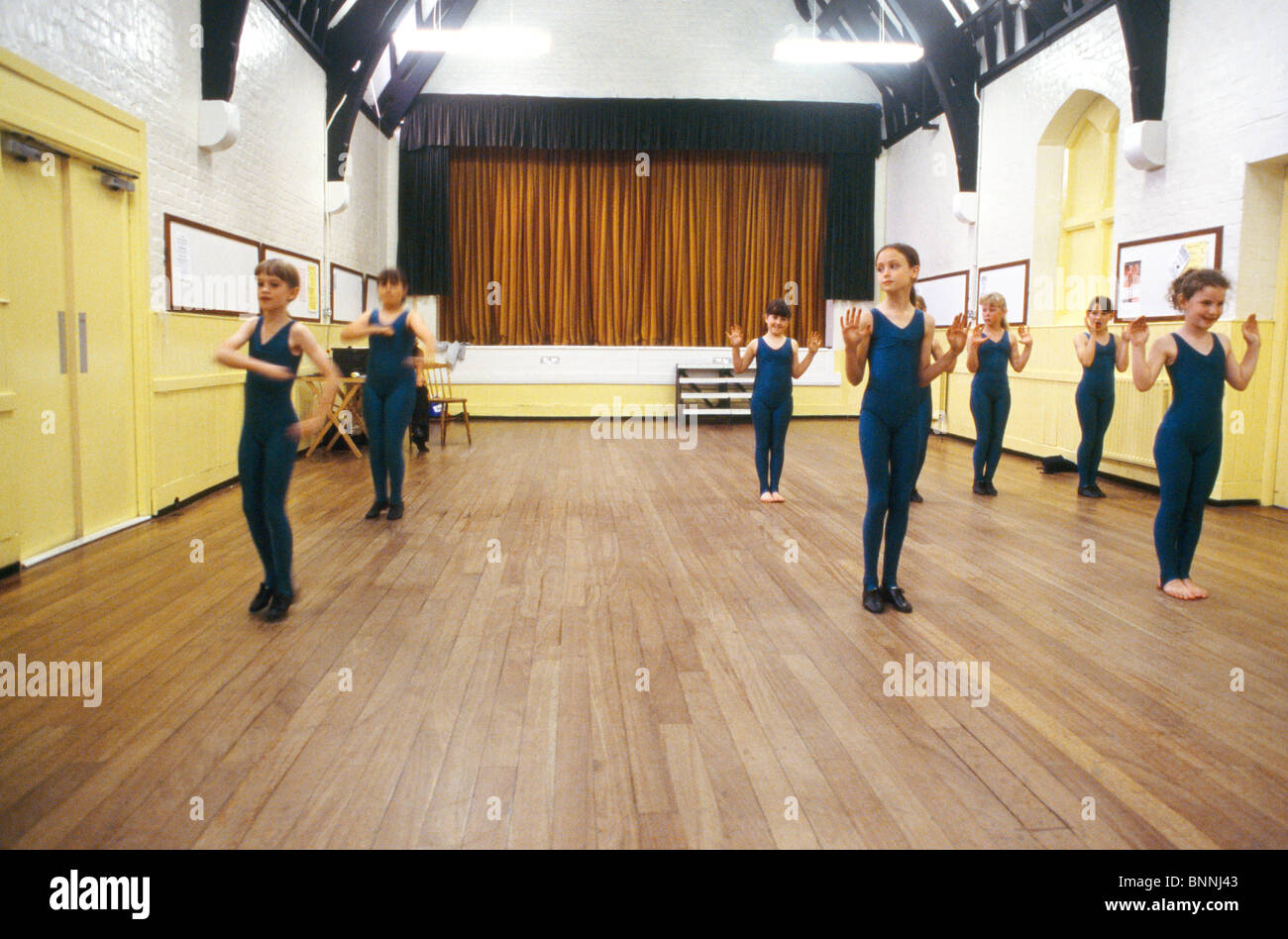 Children In Modern Dance Class Stock Photo Alamy
