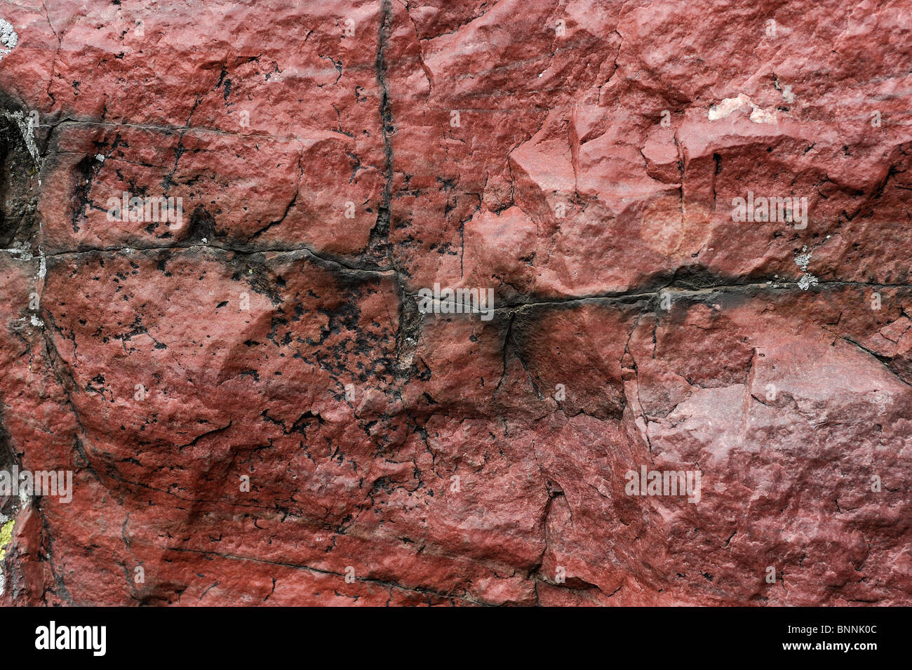 Fall colours colors rock stone red Pipestone Pipestone National