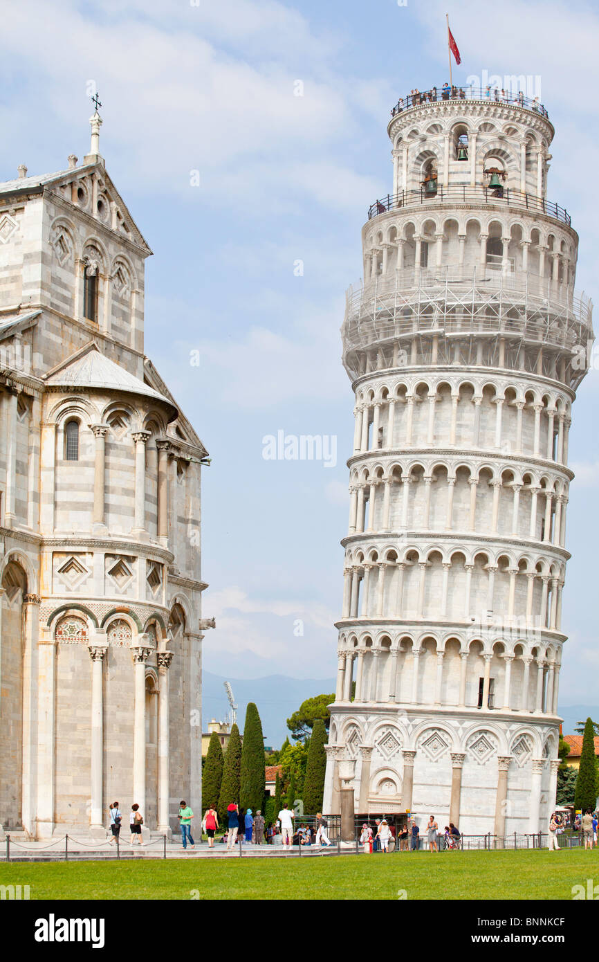 The leaning Tower of Pisa Stock Photo