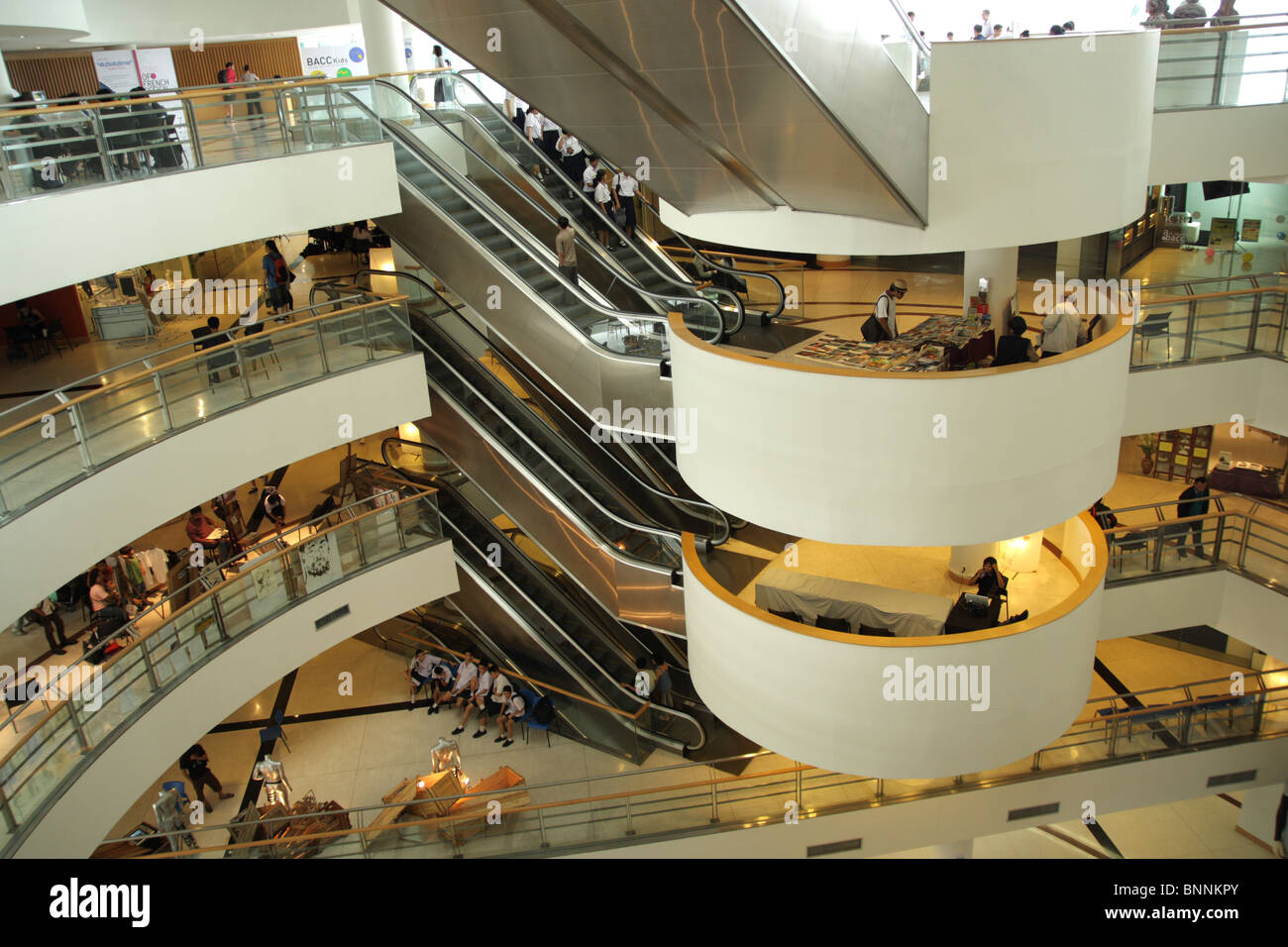 Interior view of Bangkok Art And Culture Centre ( bacc ) , Bangkok , Thailand Stock Photo