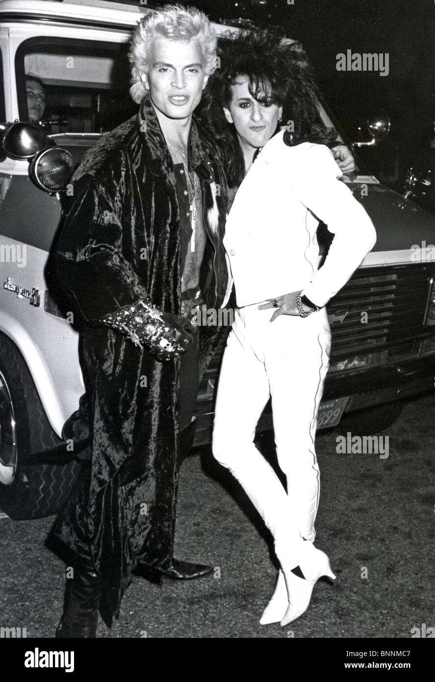 BILLY IDOL - UK rock singer with guitarist Steve Strange about 1985. Photo  Vinnie Zuffante Stock Photo - Alamy