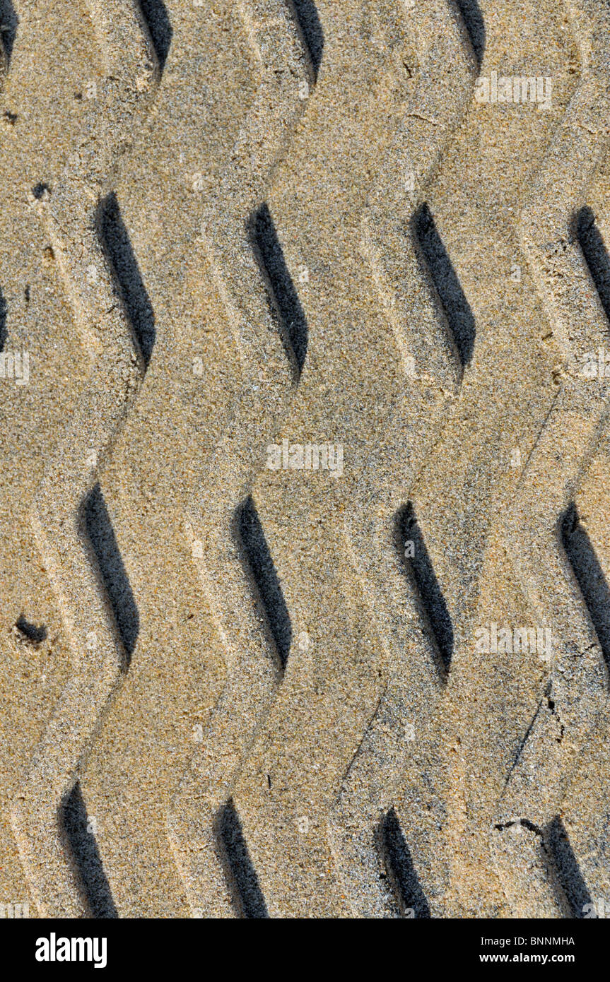 Impression Africa tire profile beach seashore pattern sample impression