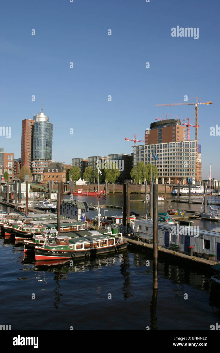 Europe Germany Hamburg Hanseatic city Hanseatic Trade Center harbour ...