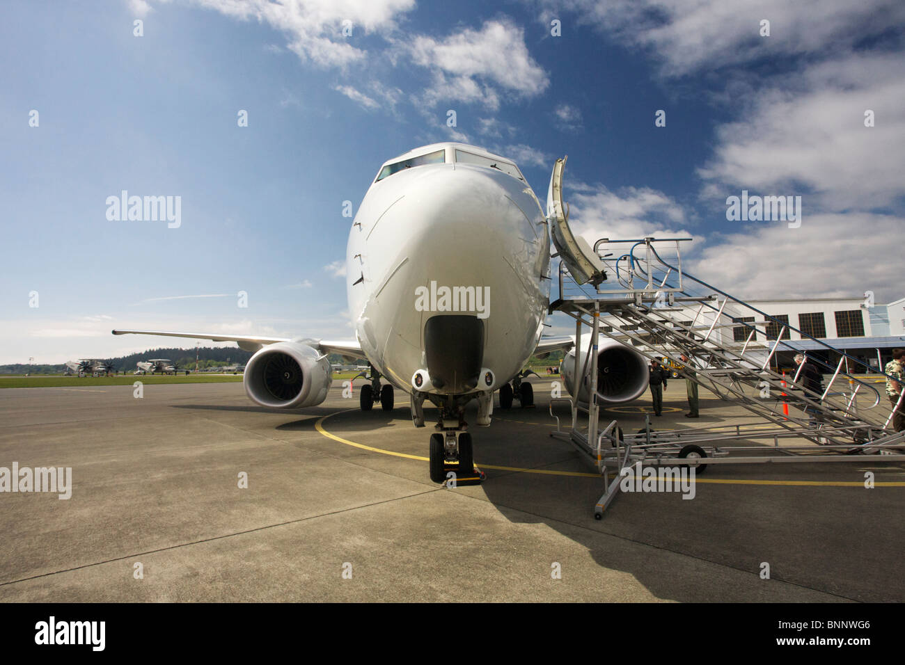 737-700, RAAF, boeing, wedgetail, radar Stock Photo
