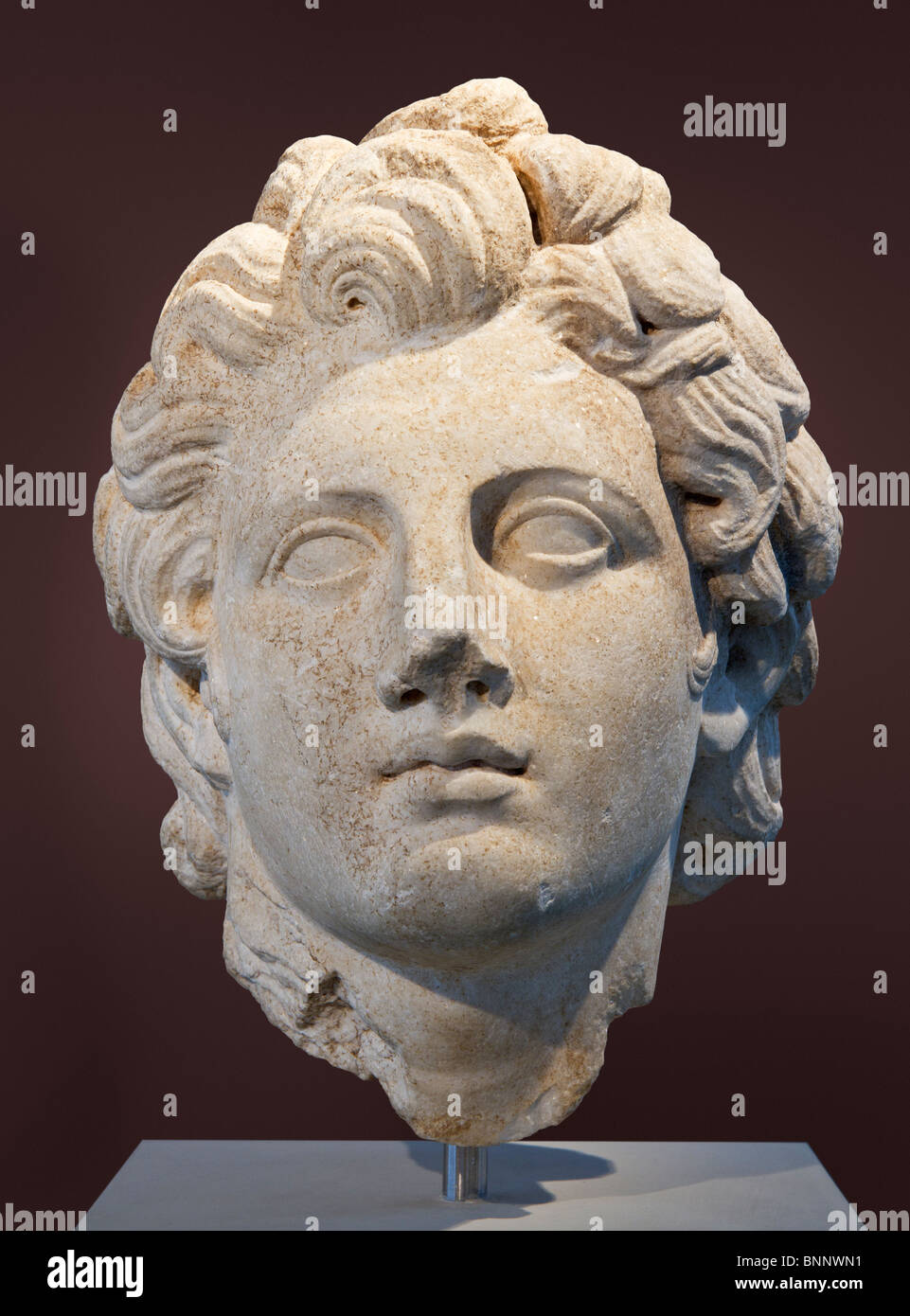 Portrait of Alexander the Great in the Archaeological Museum of Thasos