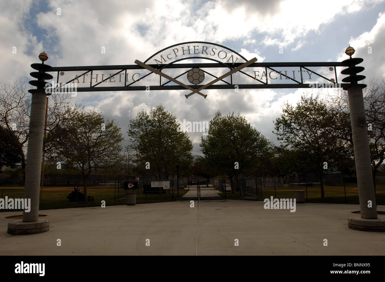 McPherson Park Athletic Facility Stock Photo Alamy