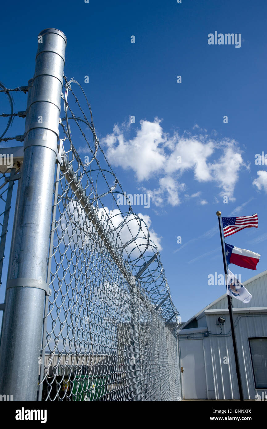 Razor Wire and Chain Link Fence Stock Photo Alamy