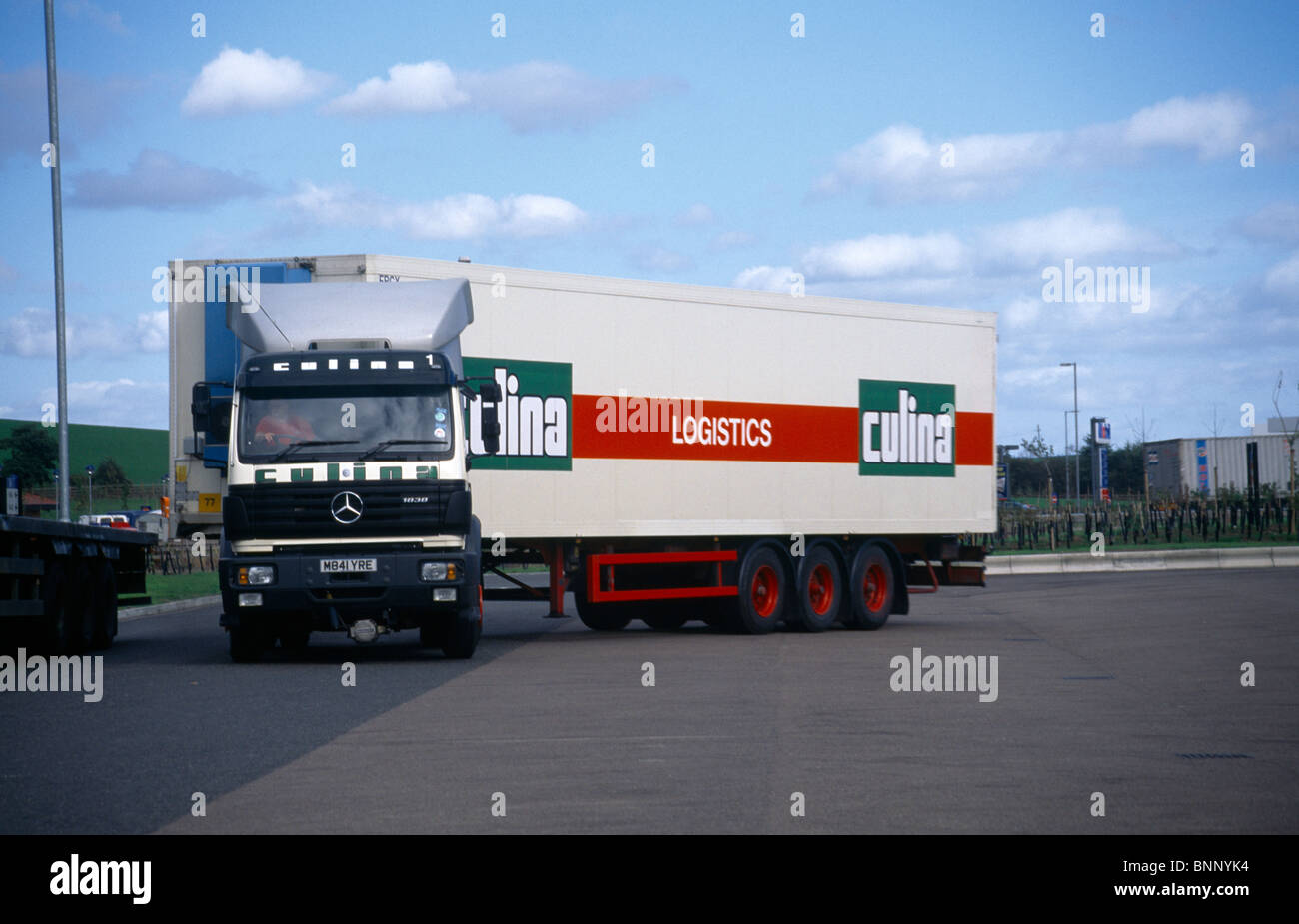 Articulated Lorry Stock Photo