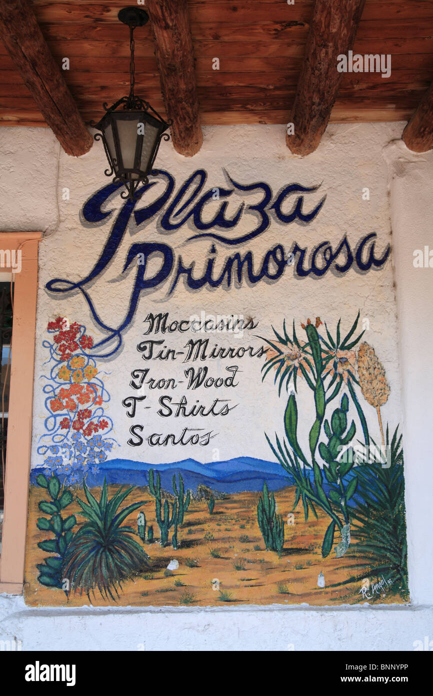 Shop Sign, Old Town, Albuquerque, New Mexico, USA Stock Photo Alamy