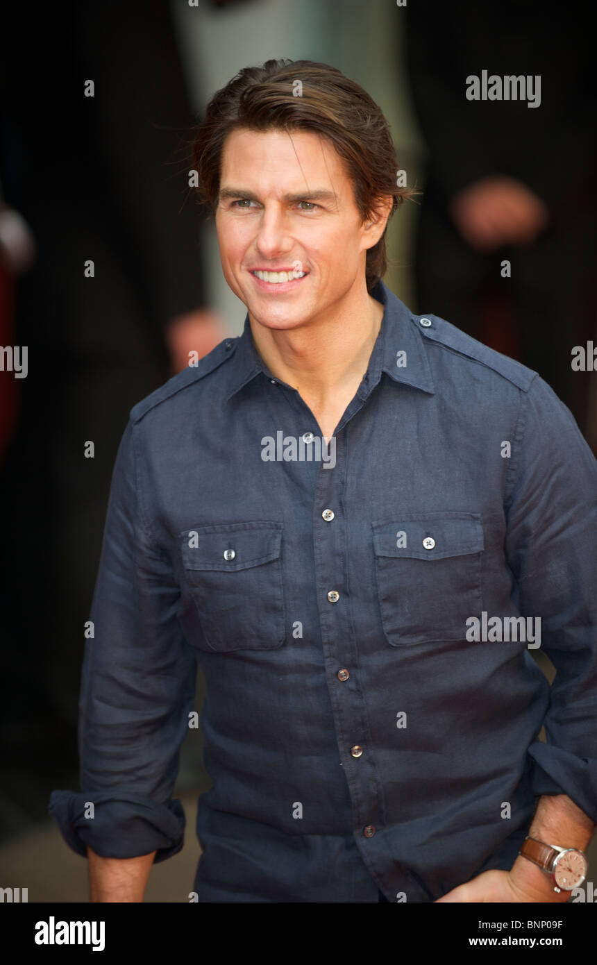 Tom Cruise attends the London UK film premiere of 'Knight & Day' directed by James Mangold at Odeon Leicester Square. 22-07-2011 Stock Photo