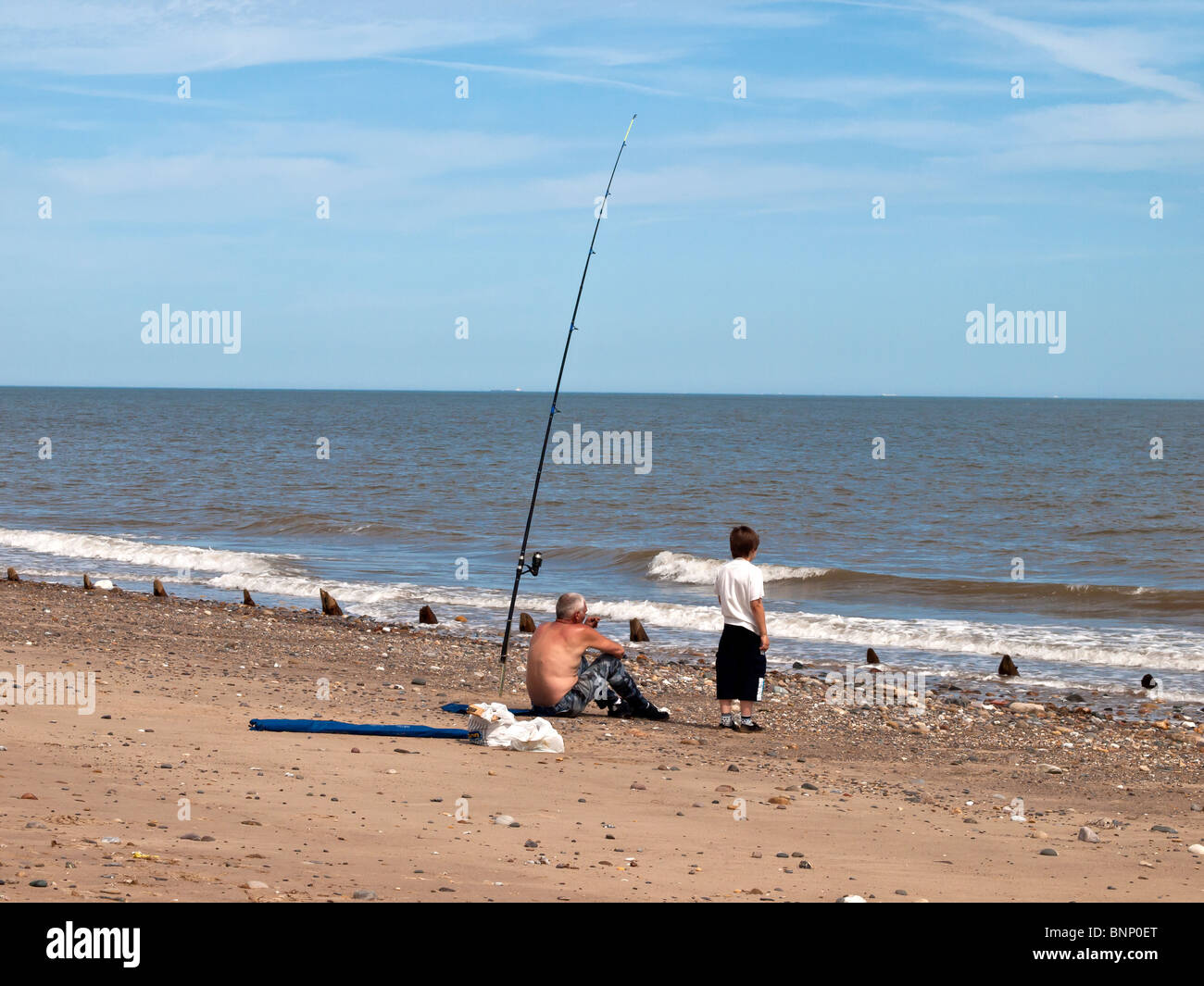 beach-fishing-uk-man-hi-res-stock-photography-and-images-alamy