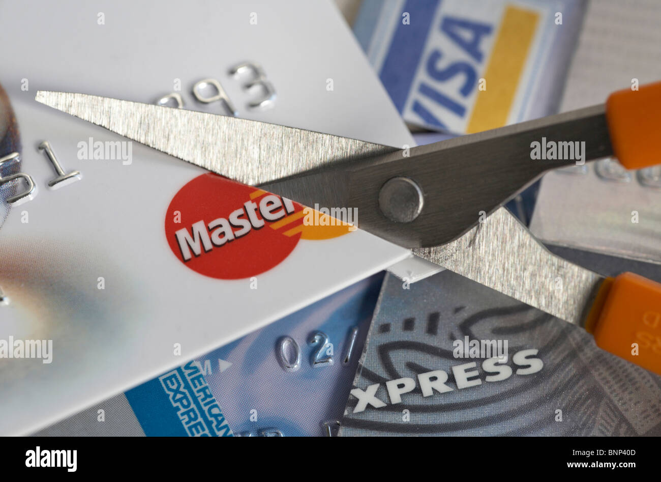 Cutting up credit cards hires stock photography and images Alamy
