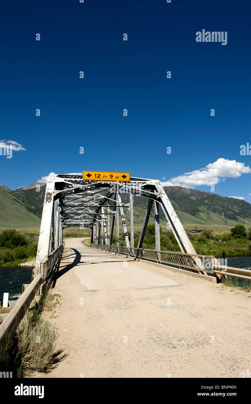 Three Dollar Bridge on the Madison River, Montana Stock Photo - Alamy