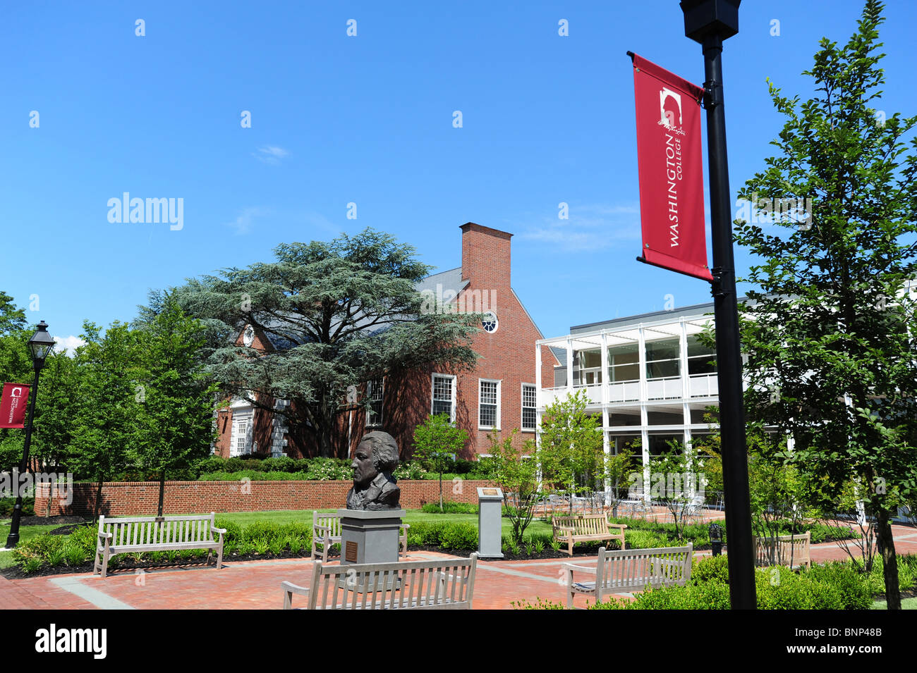 USA, Maryland MD Kent County Historic Washington College campus