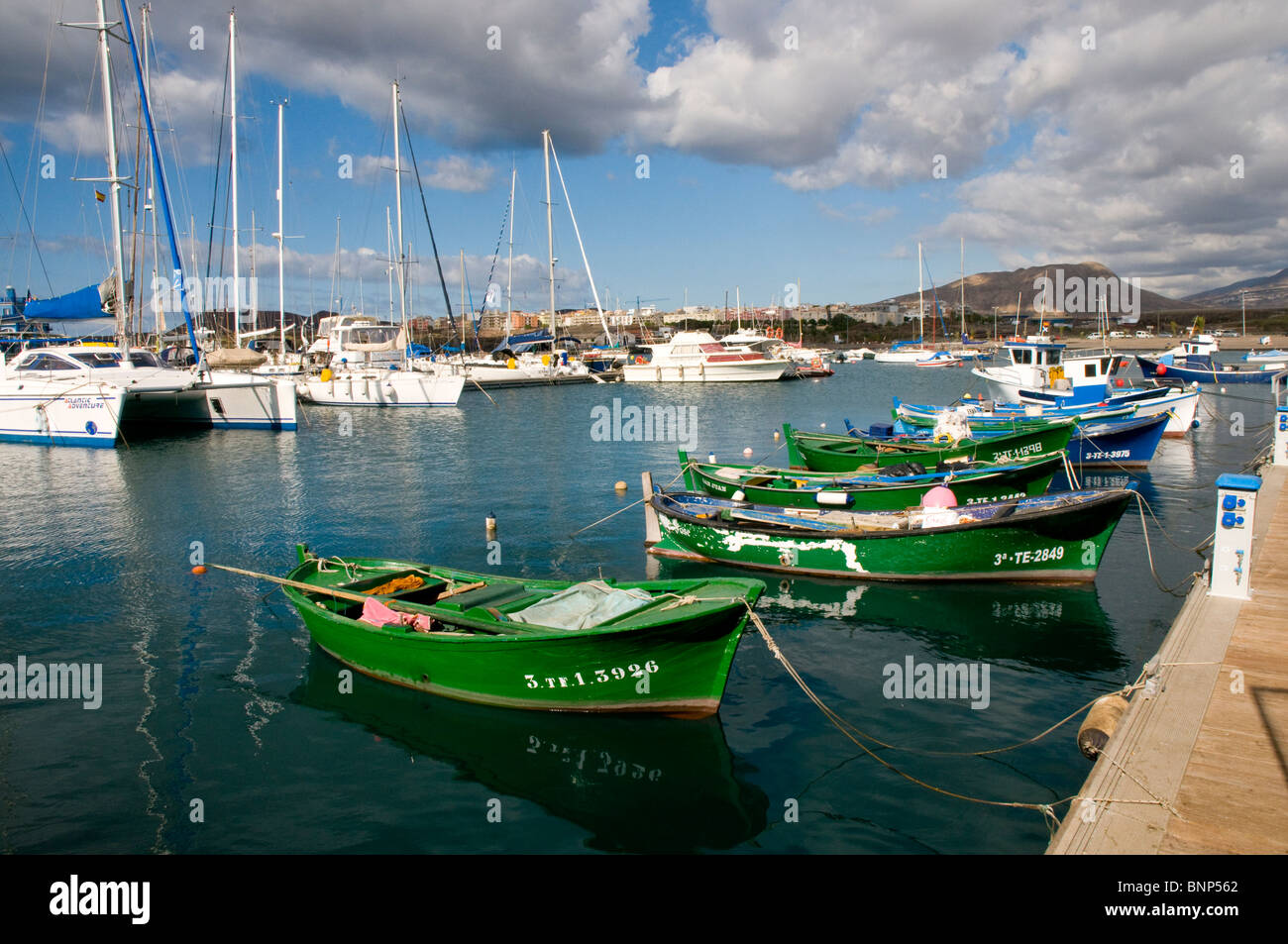 Typical Tenerife Harbour With A Mix Of Fishing Boats And Pleasure Craft Stock Photo Alamy Typical Tenerife Harbour With A Mix Of Fishing Boats And Pleasure Craft Stock Photo Alamy
