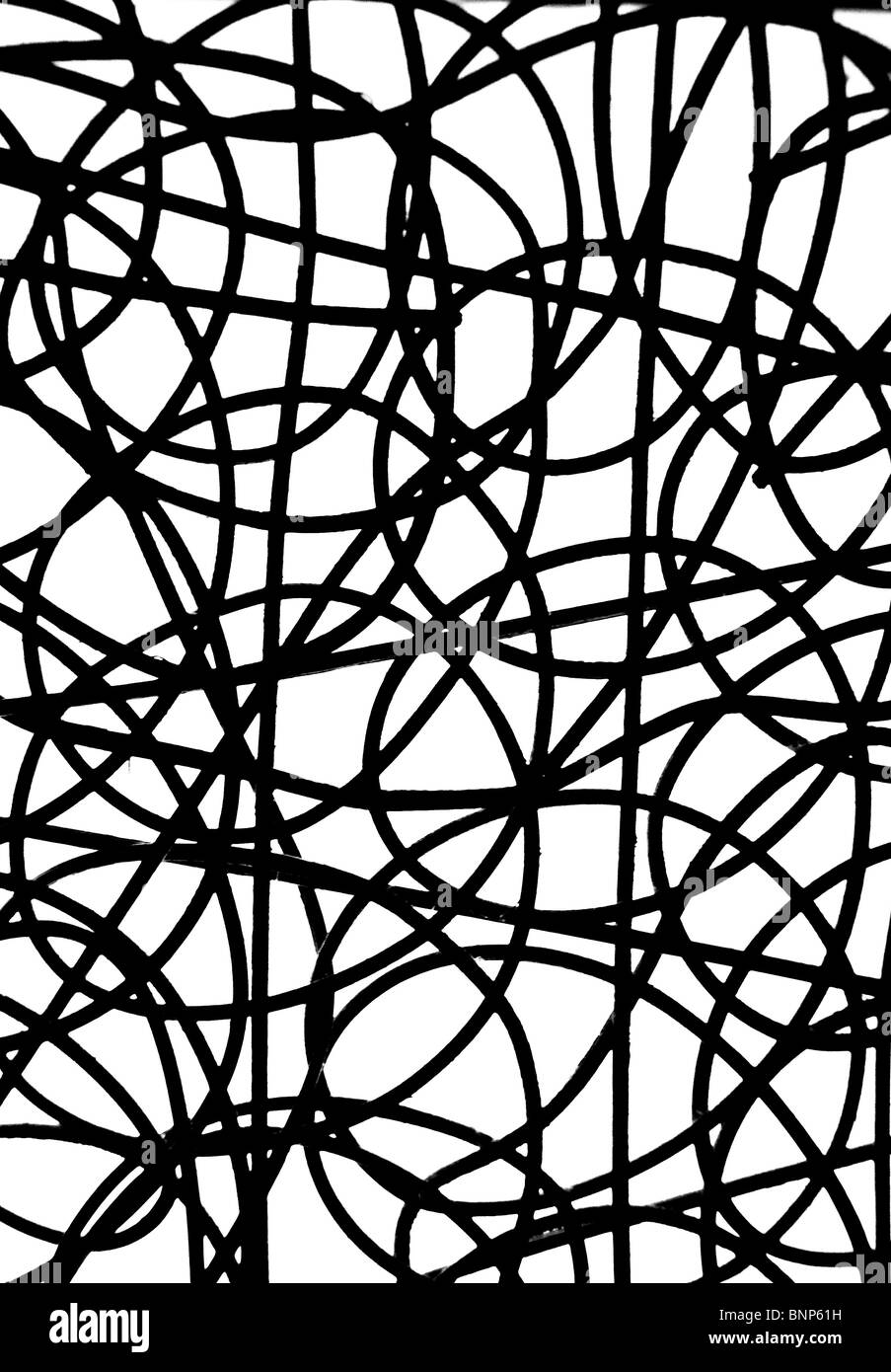 scribbles black and white background