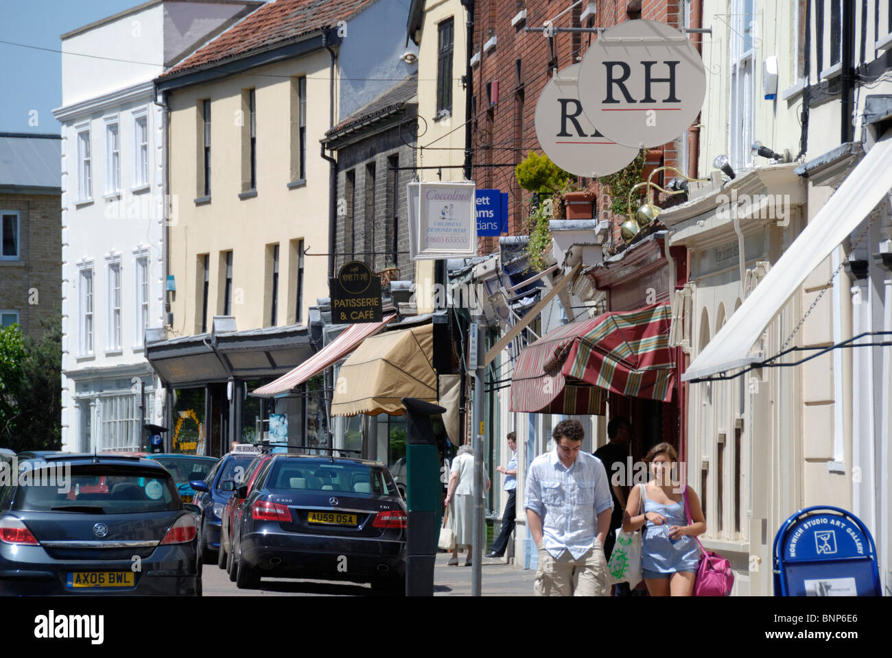 Upper St Giles Street, Norwich, Norfolk, England Stock Photo Alamy