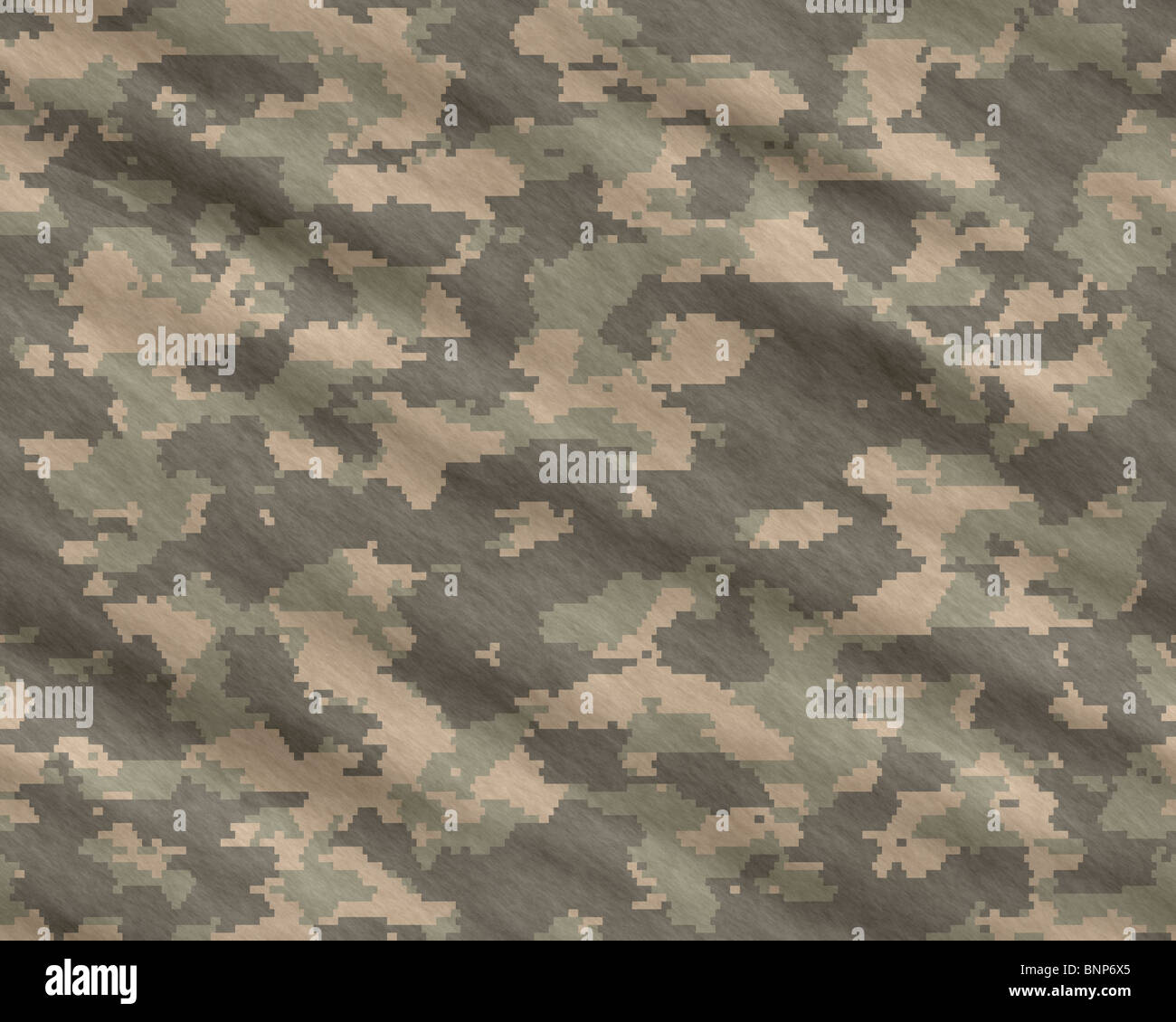 a modern digital camoflage pattern material background Stock Photo