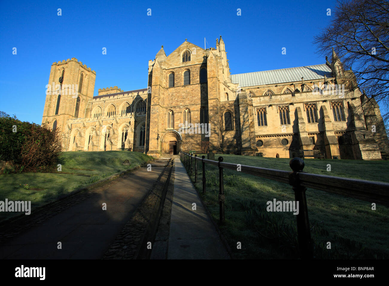 Ripon Cathedral Yorkshire England Stock Photo