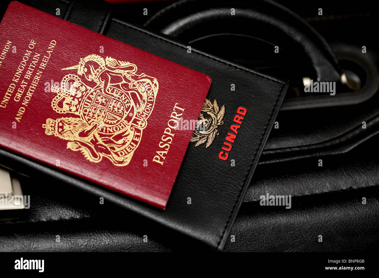 travel passport documents and case Stock Photo Alamy