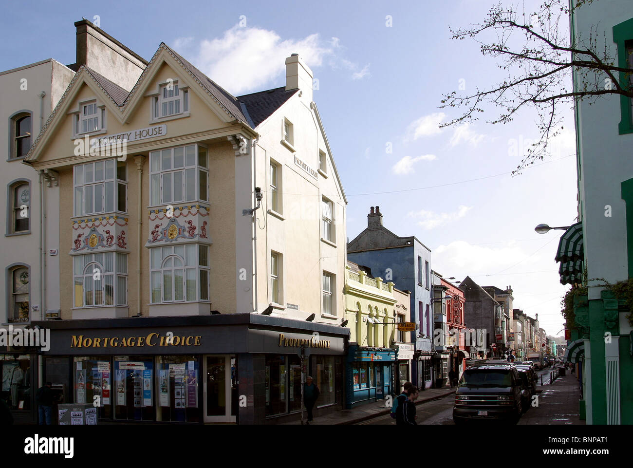 Ireland, Cork, Oliver Plunkett Street from Grand Parade Stock Photo Alamy