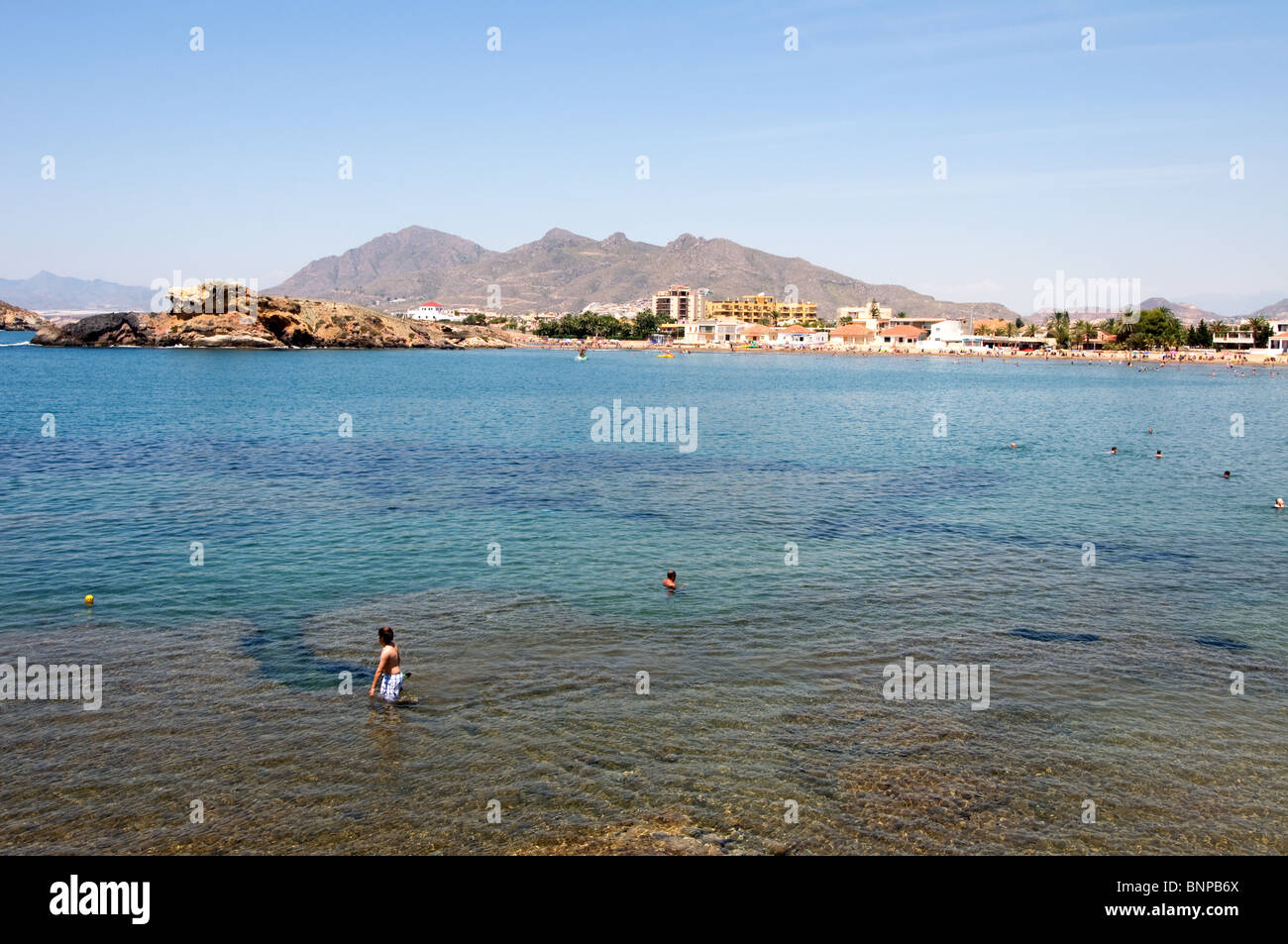 View of bay in Puerto de Mazarron Murcia Costa Calida Spain Europe Stock  Photo - Alamy