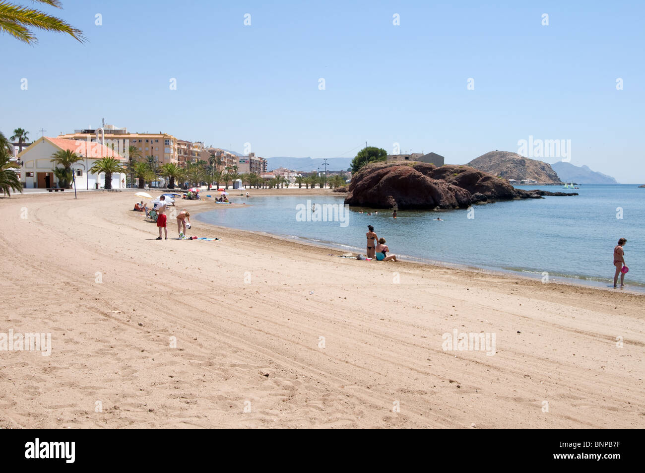 Secluded Beach Puerto de Mazarron Murcia Costa Calida Spain Europe Stock  Photo - Alamy