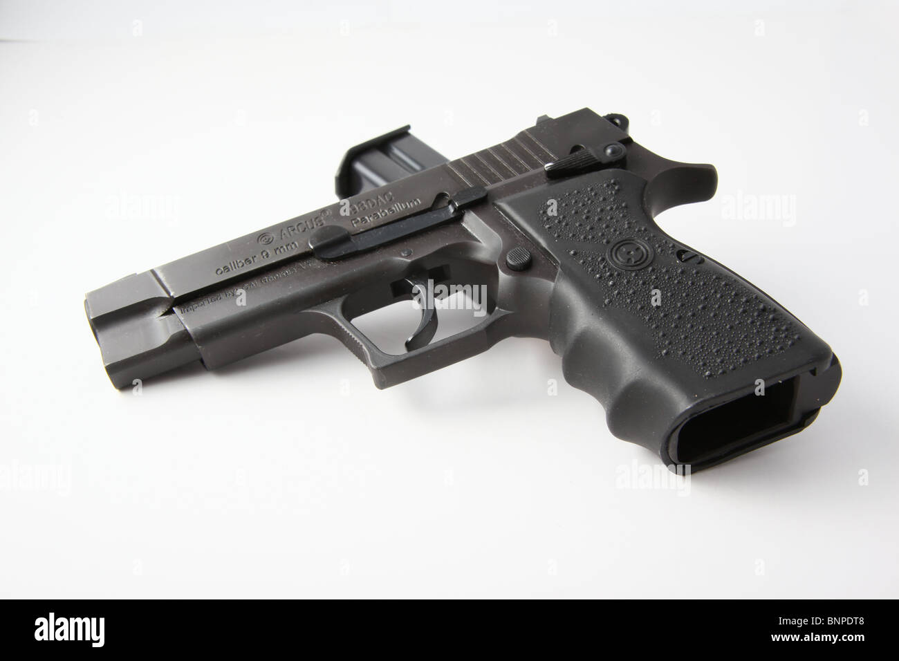 The Arcus 98 Double Action Compact Pistol (9mm Parabellum Stock Photo