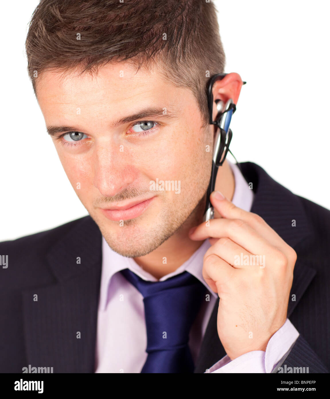 Professional Looking R Atractive Young Professional looking at the camera Stock Photo - Alamy