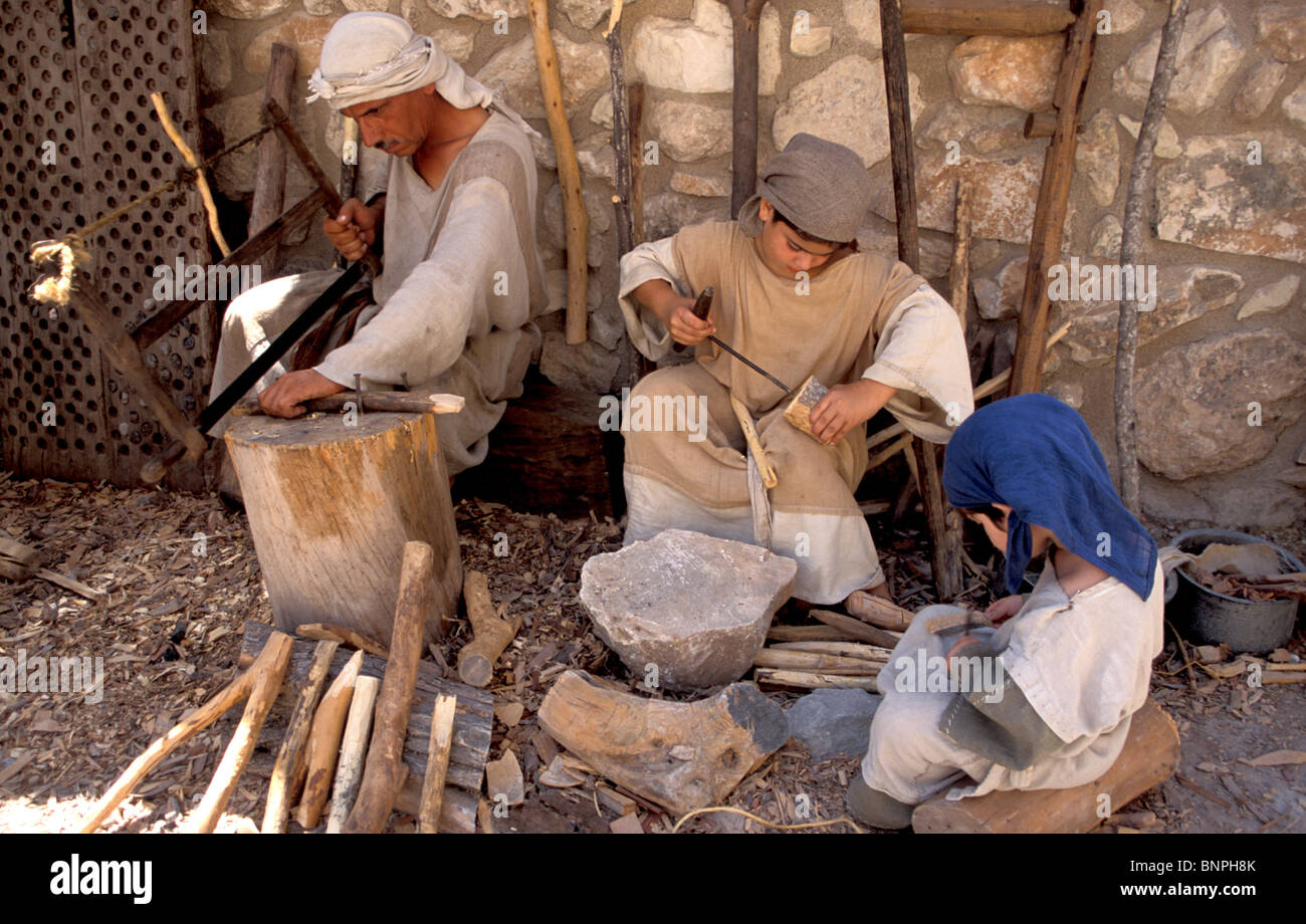 Israel, Galilee, Nazareth Village, recreating Nazareth in the time of