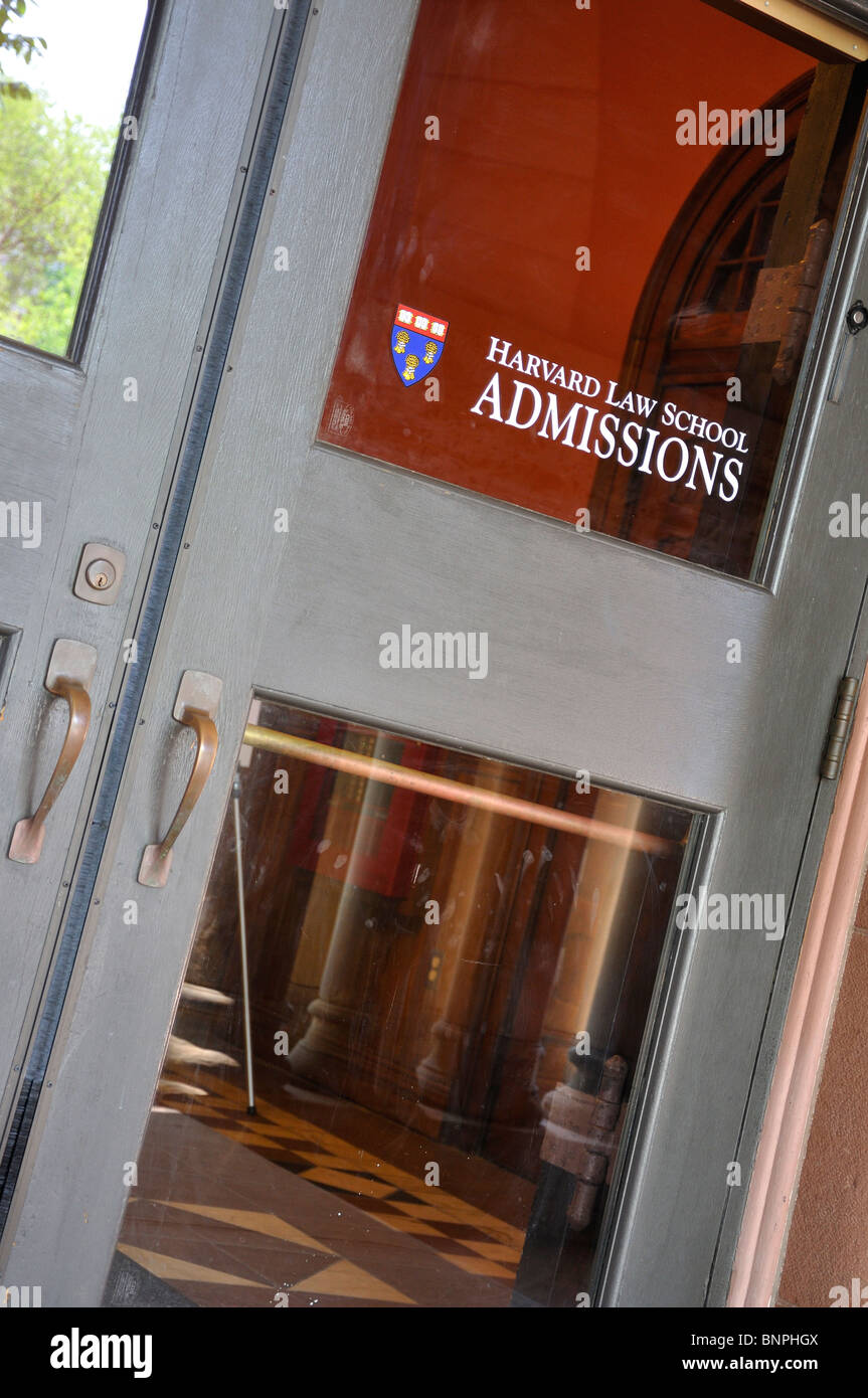 Law School Admissions building, Harvard University, Cambridge, Massachusetts, USA Stock Photo