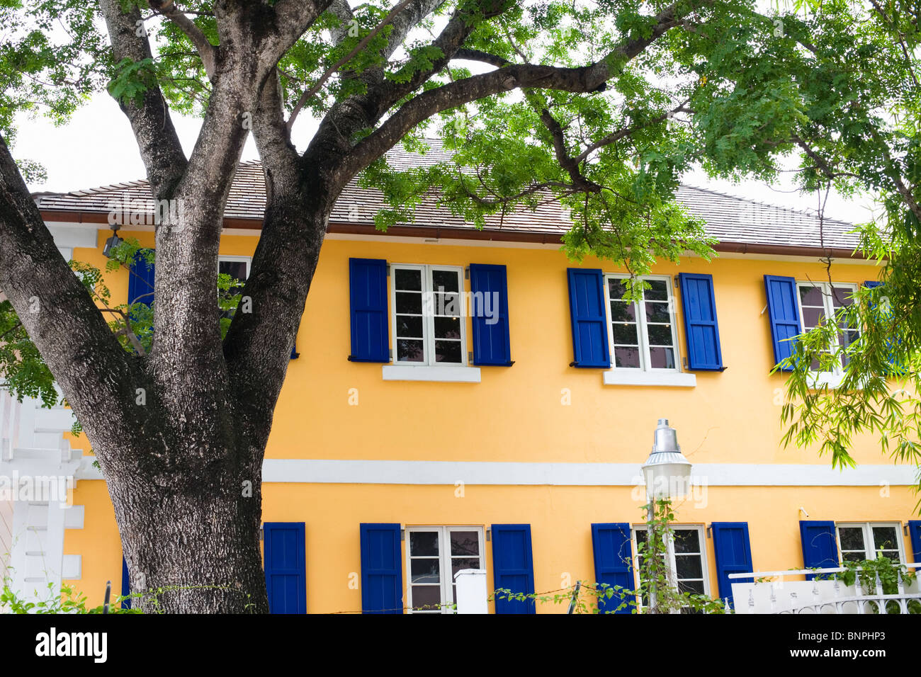Nassau Bahamas, colonial style architecture Stock Photo Alamy