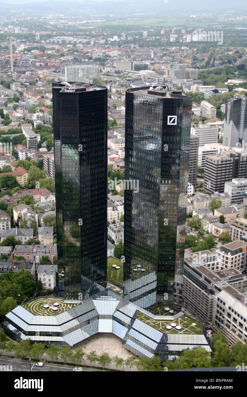 Frankfurt skyscrapers Stock Photo