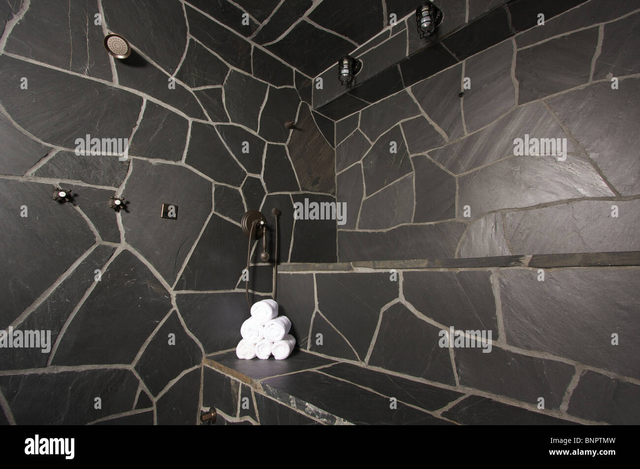 Slate river rock steam room hires stock photography and images Alamy