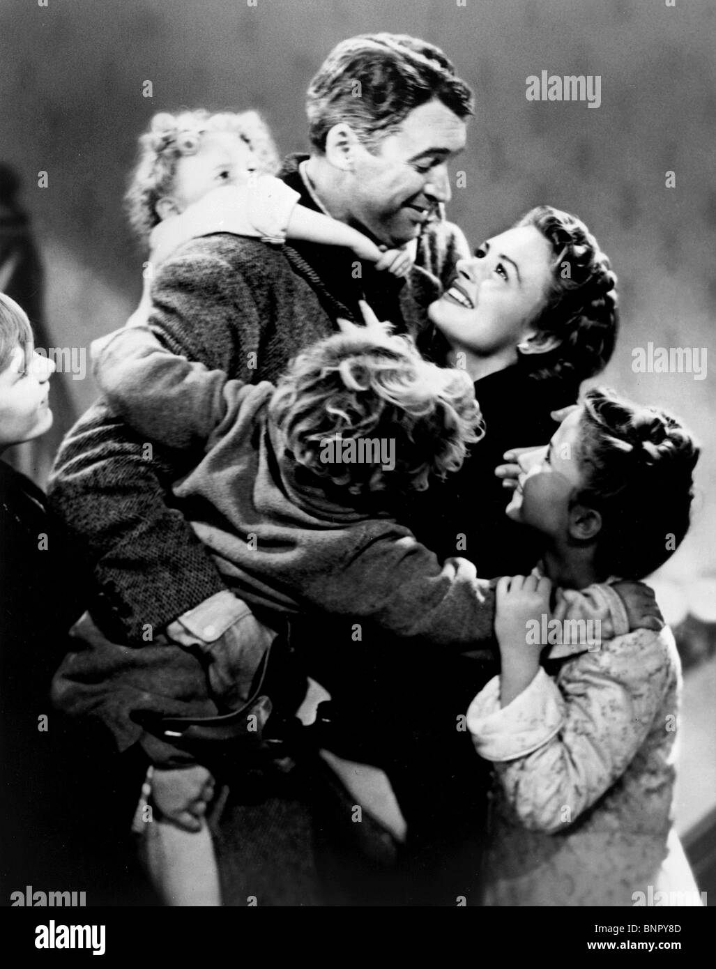 Its a wonderful life film still Black and White Stock Photos & Images ...