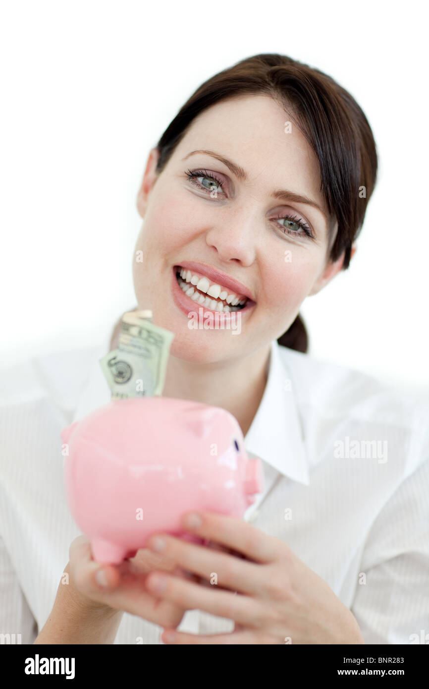 Interview Person Smiling Smiling business people having a job interview Stock Photo - Alamy