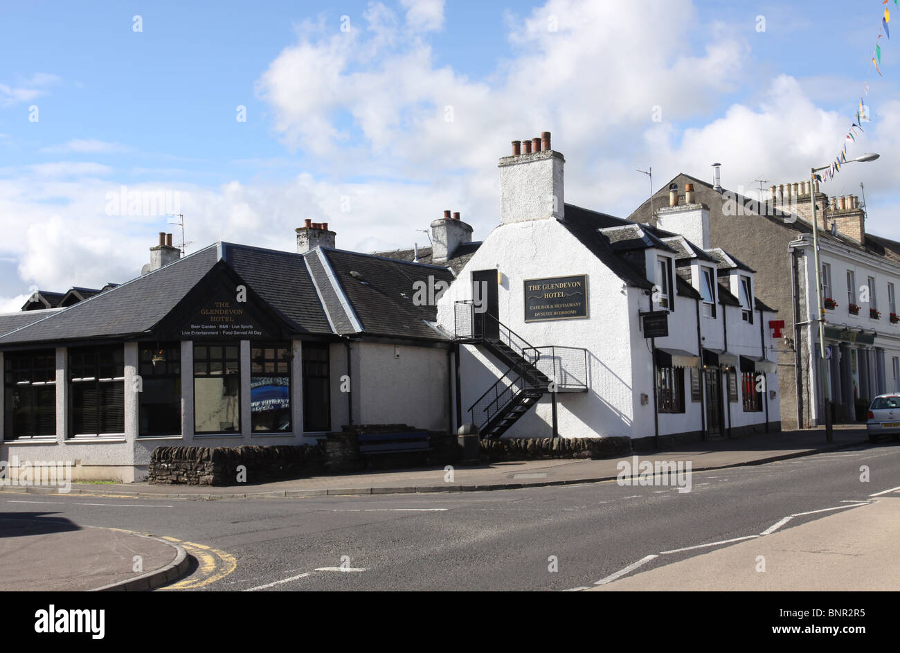 exterior of Glendevon Hotel Auchterarder Scotland July 2010 Stock Photo Alamy