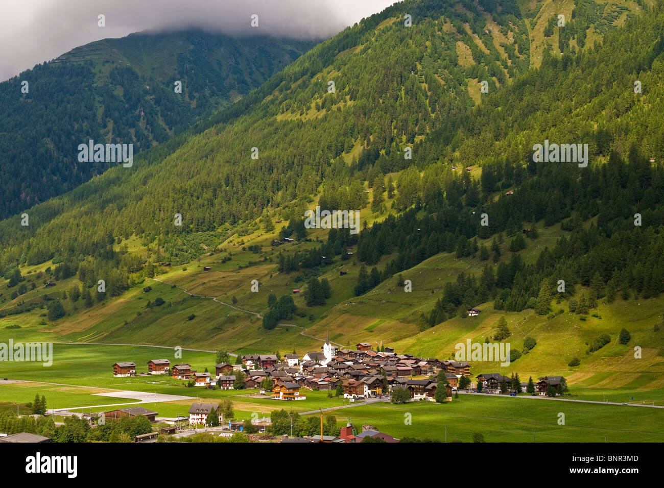 Ulrichen, Canton Valais, Switzerland Stock Photo