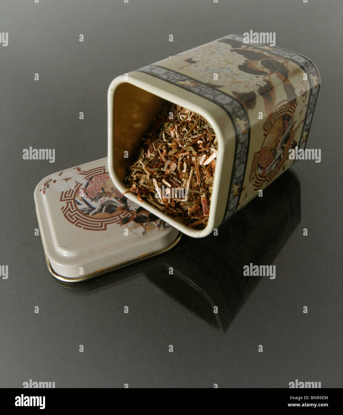Tea box Stock Photo
