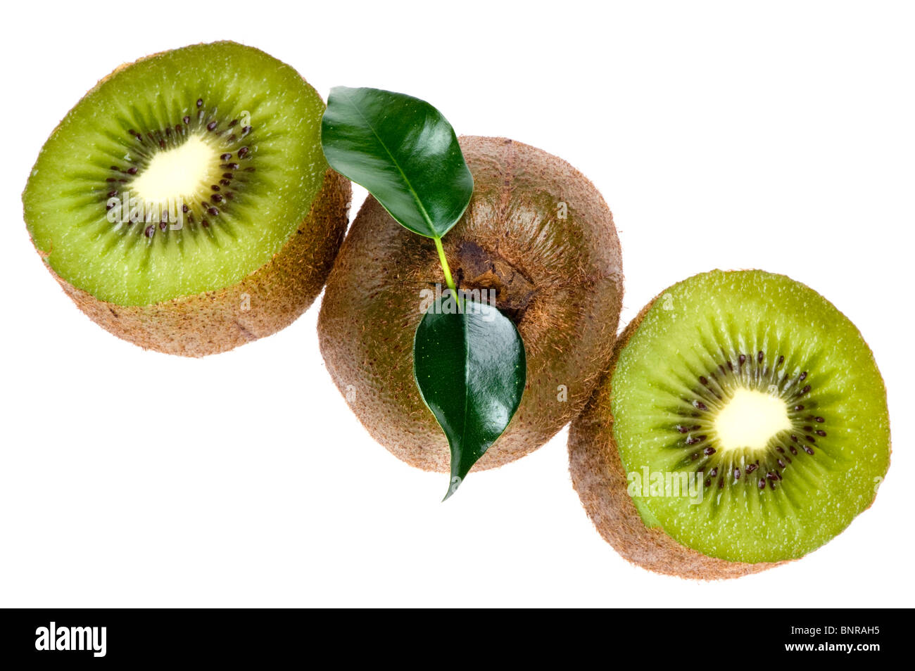 Close up kiwi on white hi-res stock photography and images - Alamy