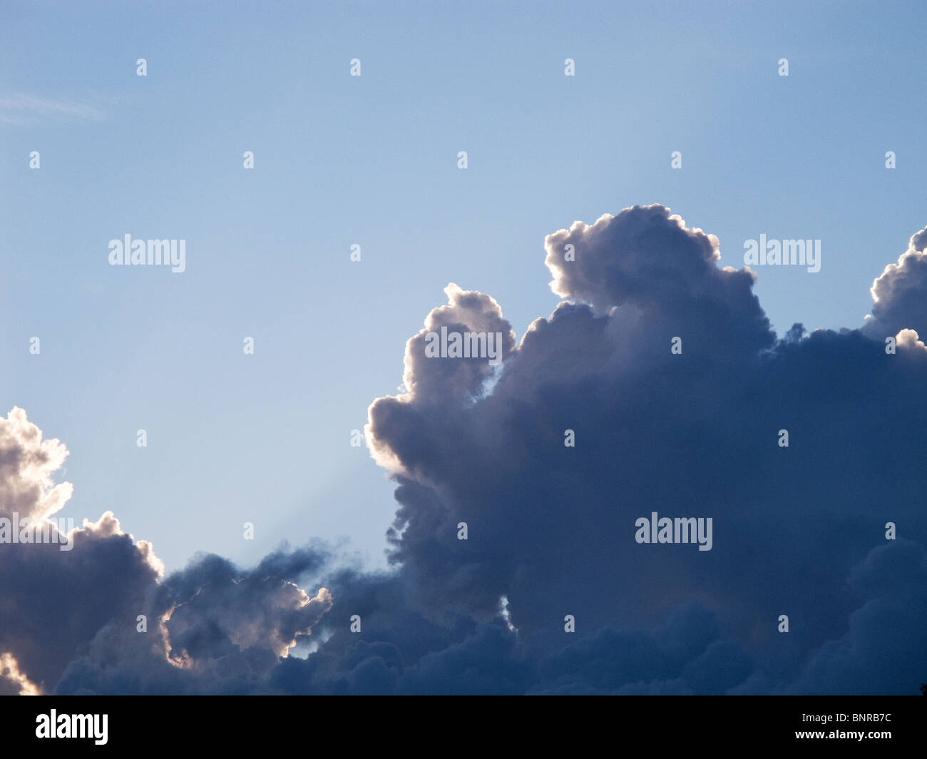 Cumulus clouds.  Photo by Gordon Scammell Stock Photo