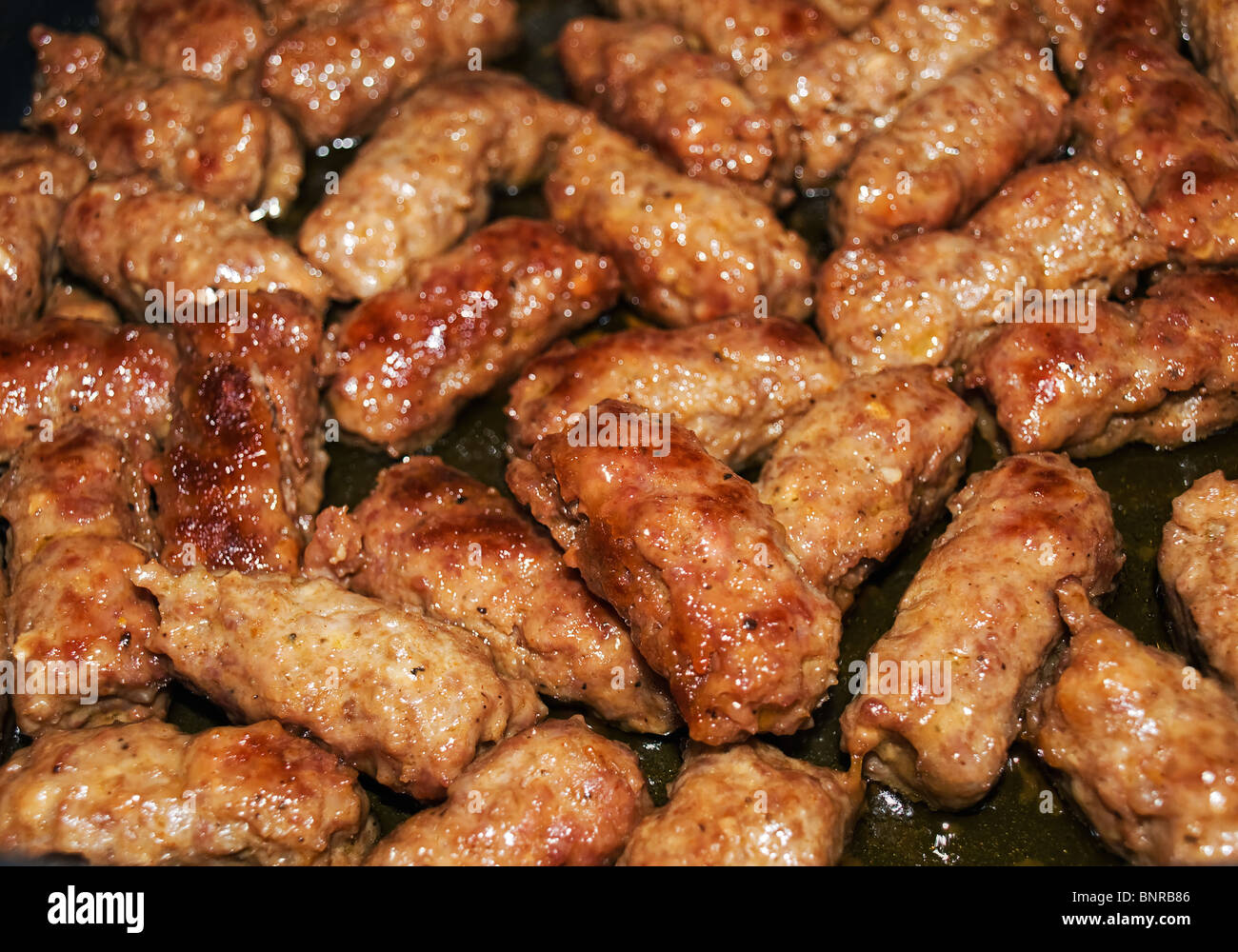 Cevap, a kind of rolled minced meat prepared on grill similar to Turkish  kebab Stock Photo - Alamy