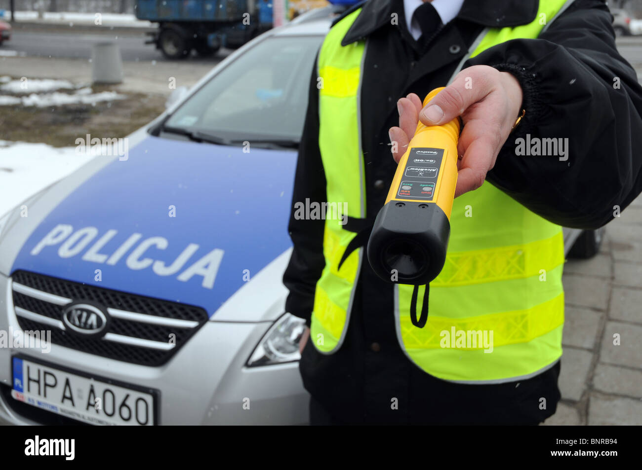 Breath test alcohol police hires stock photography and images Alamy