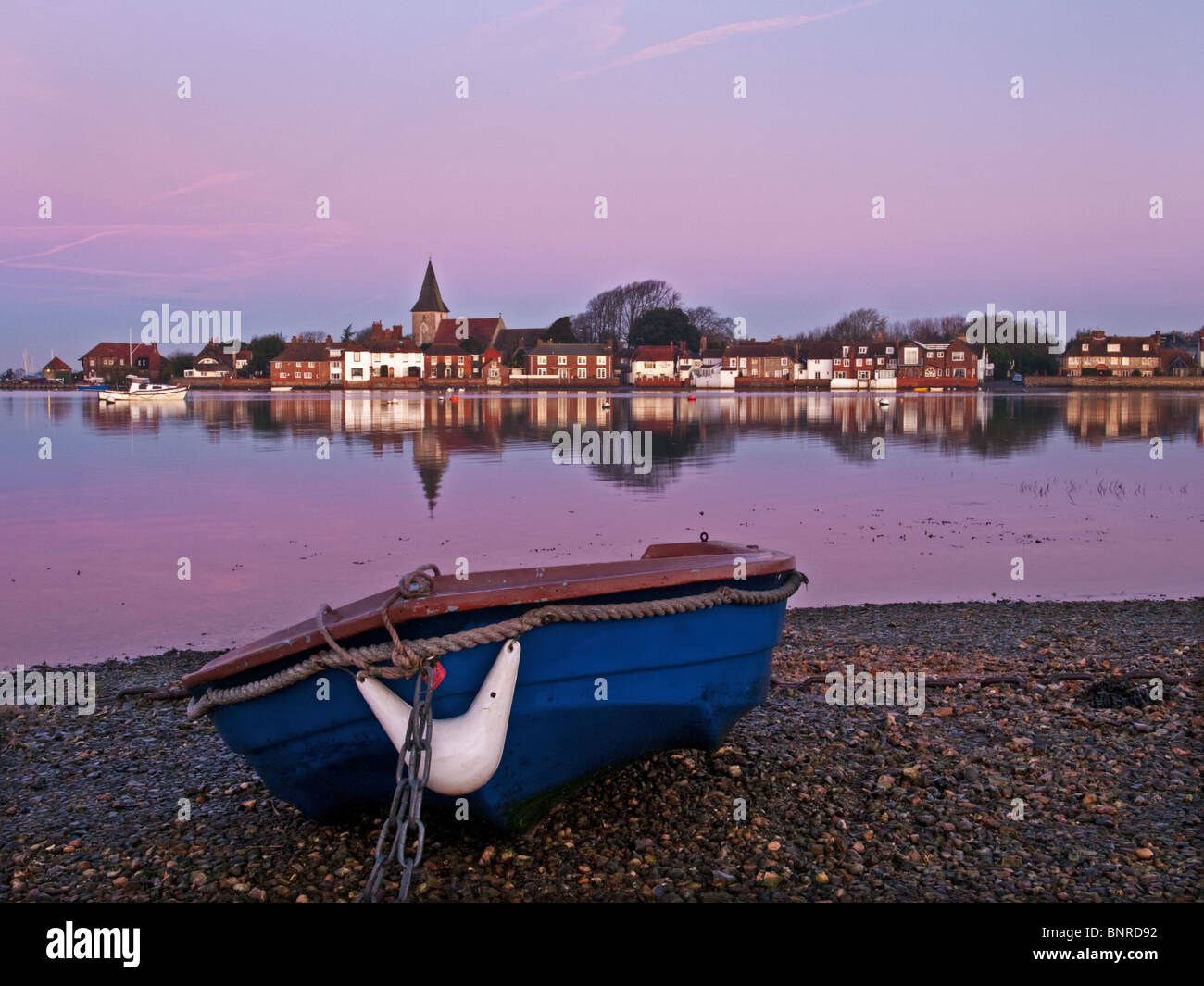 Bosham Harbour At Dawn Stock Photo Alamy