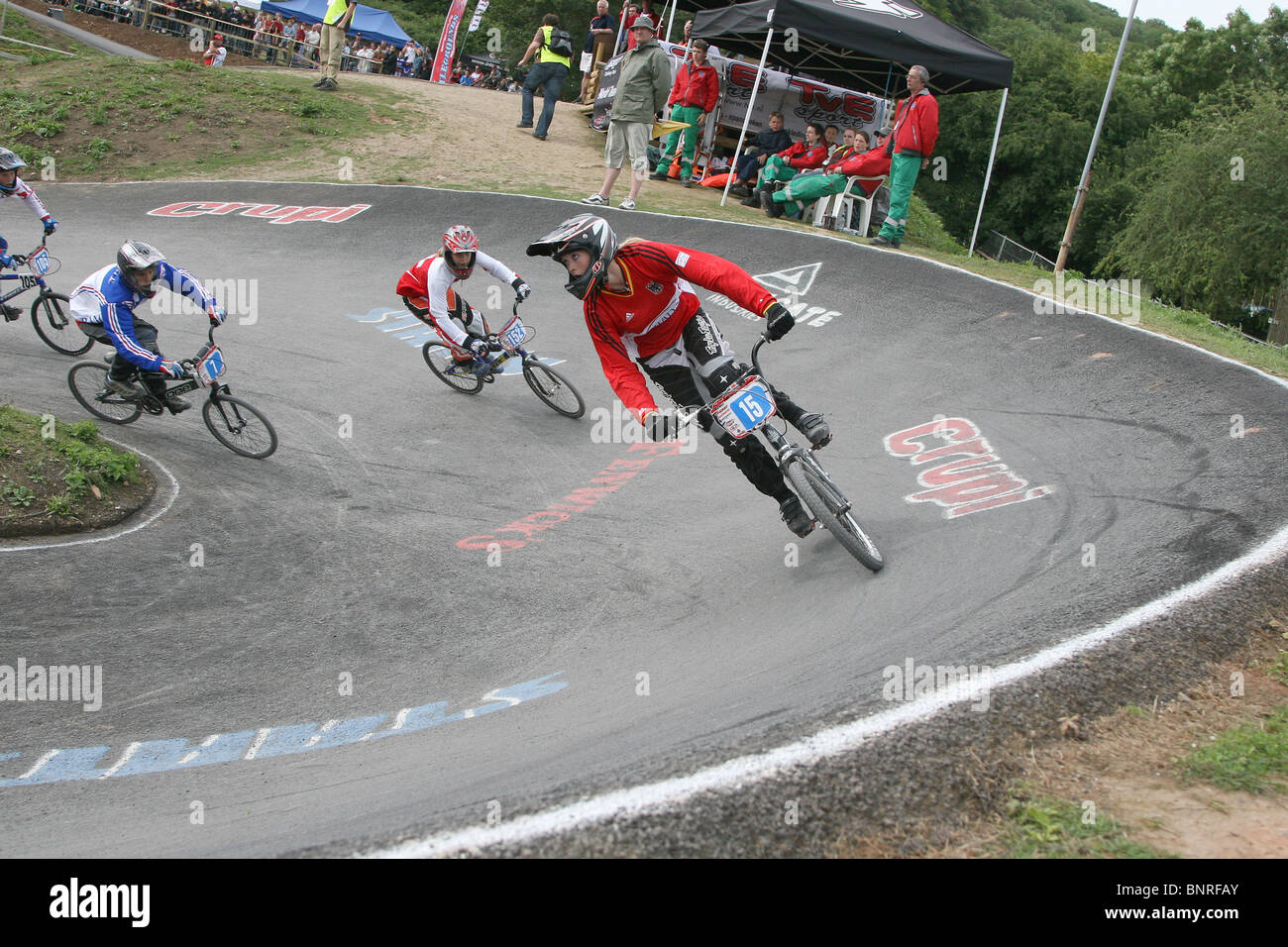 Banked racing track hi-res stock photography and images - Alamy