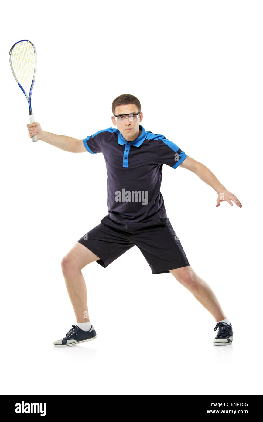 A squash player Stock Photo Alamy