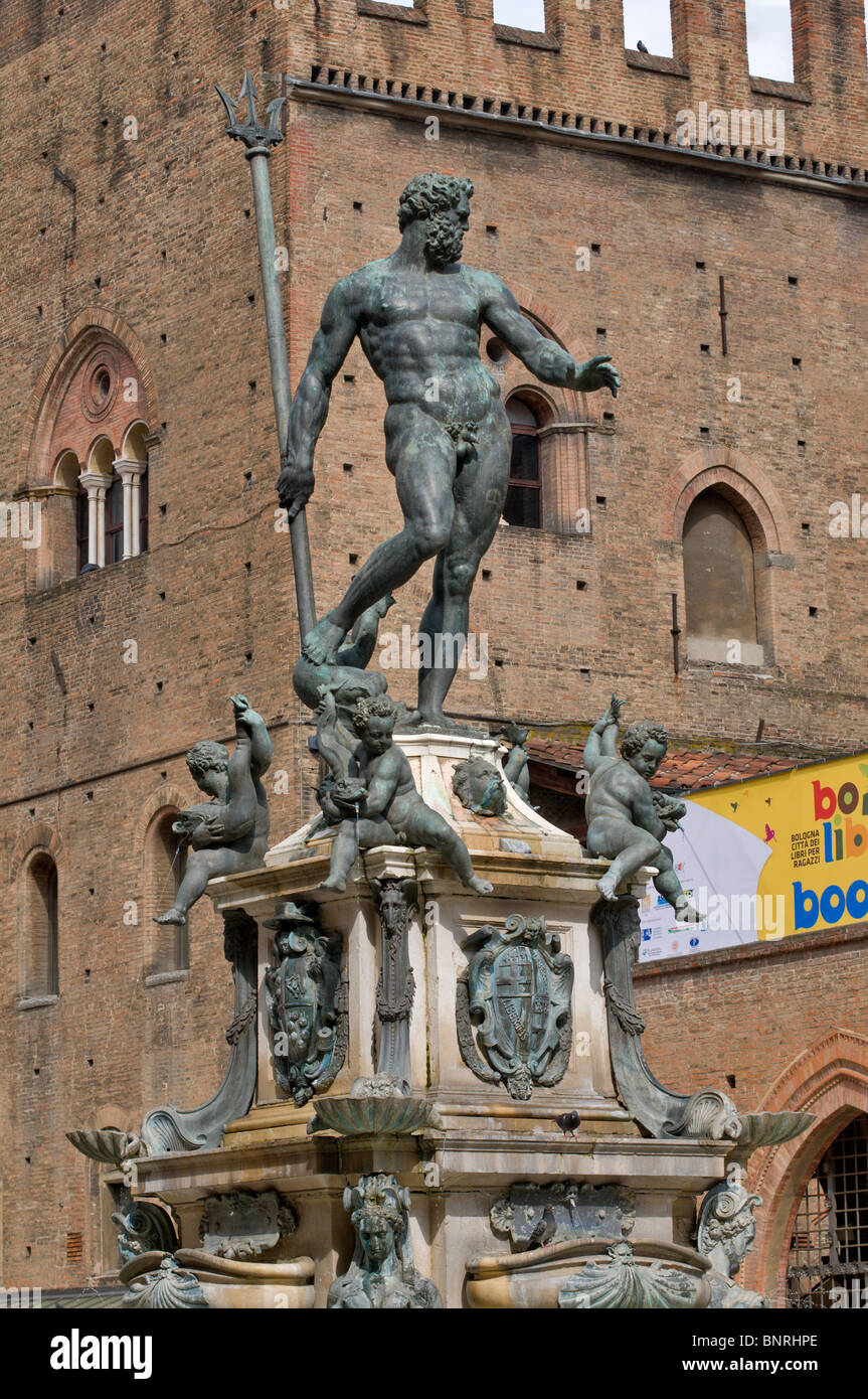 Fontana del Nettuno(fountain of neptune) statue of Neptune Piazza